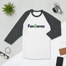 Load image into Gallery viewer, FanSaves 3/4 Sleeve Raglan Shirt