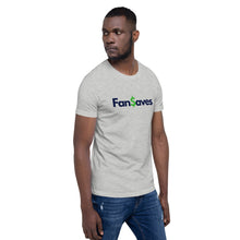 Load image into Gallery viewer, FanSaves Short-Sleeve Unisex T-Shirt (blue logo without tagline)