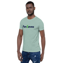 Load image into Gallery viewer, FanSaves Short-Sleeve Unisex T-Shirt (blue logo without tagline)