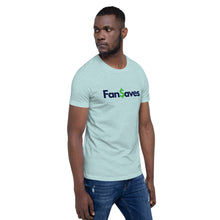 Load image into Gallery viewer, FanSaves Short-Sleeve Unisex T-Shirt (blue logo without tagline)
