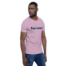 Load image into Gallery viewer, FanSaves Short-Sleeve Unisex T-Shirt (blue logo without tagline)