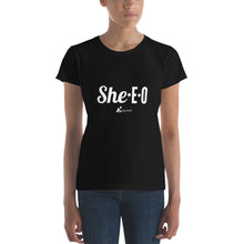 Load image into Gallery viewer, She-E-O- Women's Short Sleeve T-Shirt
