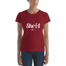 Load image into Gallery viewer, She-E-O- Women's Short Sleeve T-Shirt