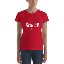 Load image into Gallery viewer, She-E-O- Women's Short Sleeve T-Shirt