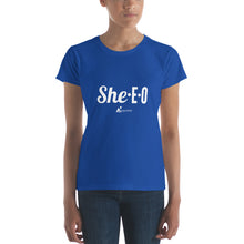 Load image into Gallery viewer, She-E-O- Women's Short Sleeve T-Shirt