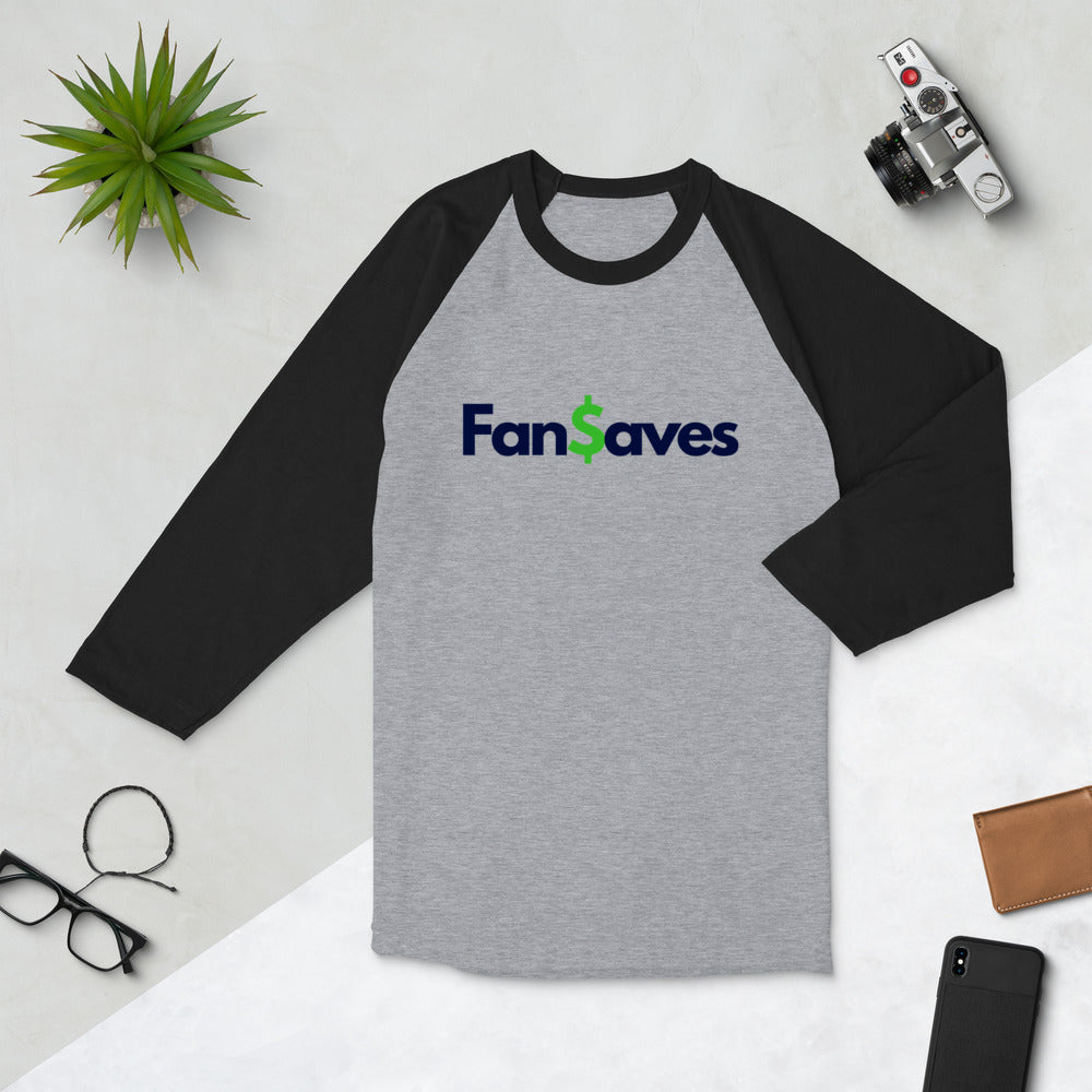 FanSaves 3/4 Sleeve Raglan Shirt