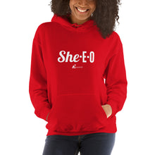 Load image into Gallery viewer, She-E-O- Women&#39;s Hoodie
