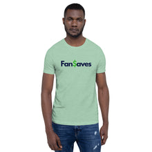 Load image into Gallery viewer, FanSaves Short-Sleeve Unisex T-Shirt (blue logo without tagline)
