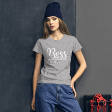 Load image into Gallery viewer, Boss Babe- Women&#39;s Short Sleeve T-Shirt
