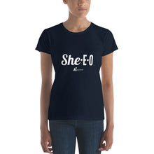 Load image into Gallery viewer, She-E-O- Women&#39;s Short Sleeve T-Shirt

